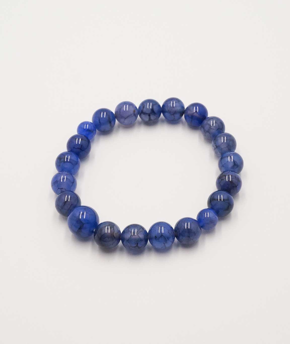 Green Dragon Vein Agate Juzu Bracelet – 10mm Beads | Handcrafted in Kyoto - Kyoto Kanbe Juzu