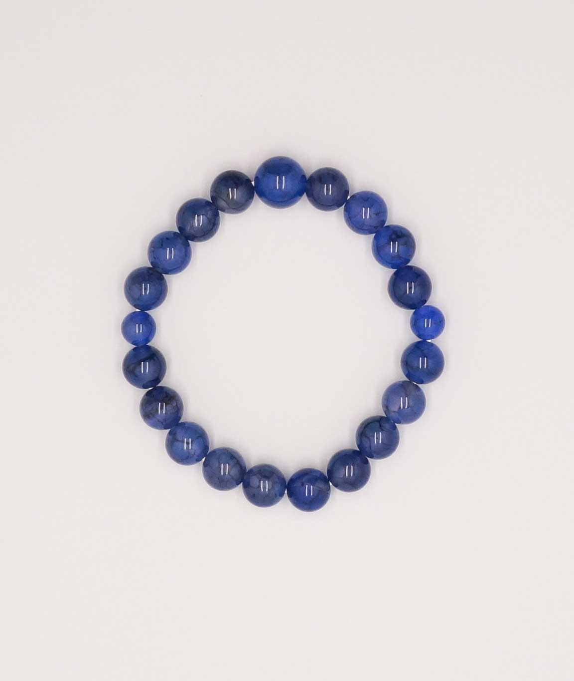 Green Dragon Vein Agate Juzu Bracelet – 10mm Beads | Handcrafted in Kyoto - Kyoto Kanbe Juzu