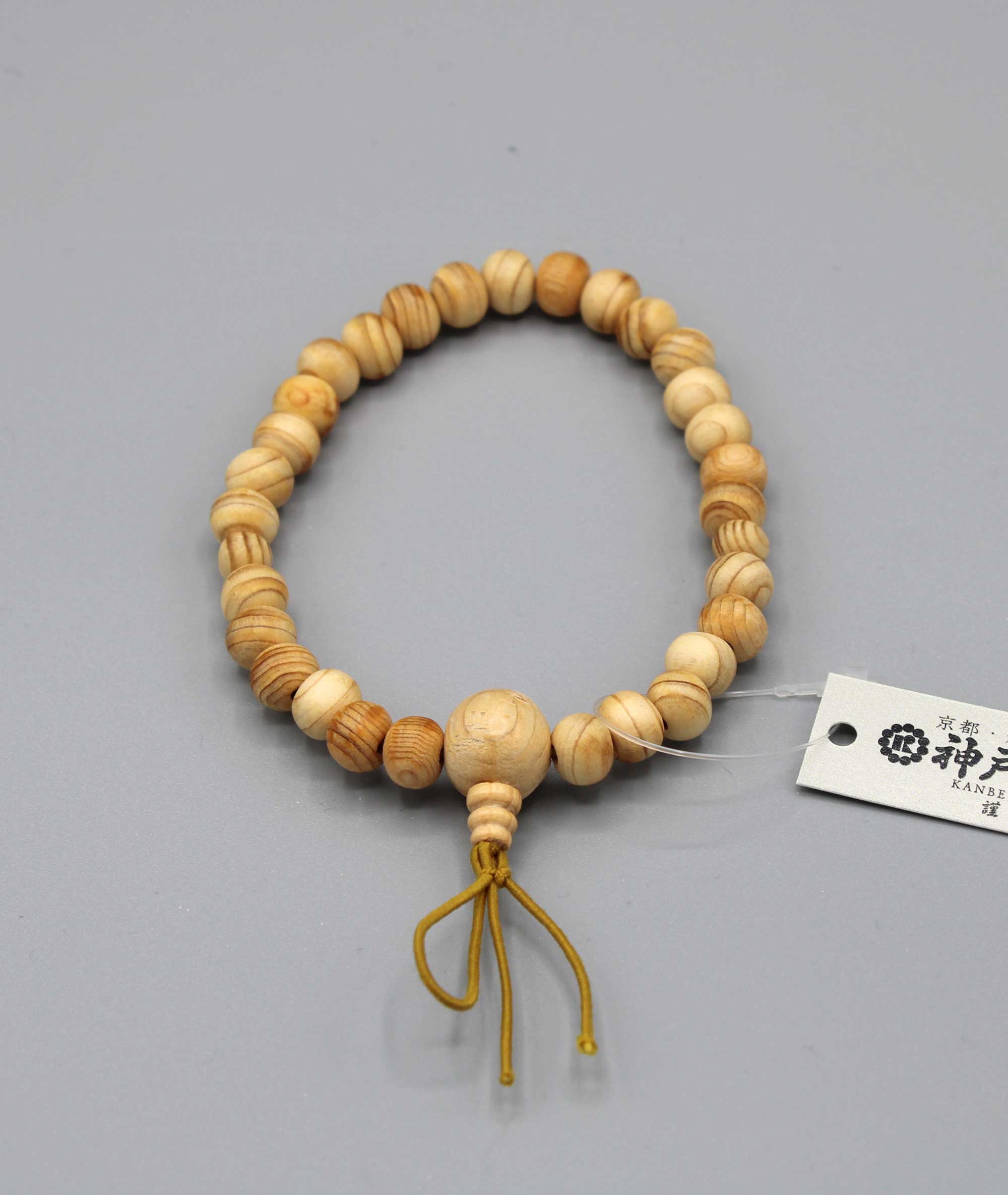 Japanese Hinoki cypress Juzu Bead Bracelet – Kyoto Kanbe Juzu