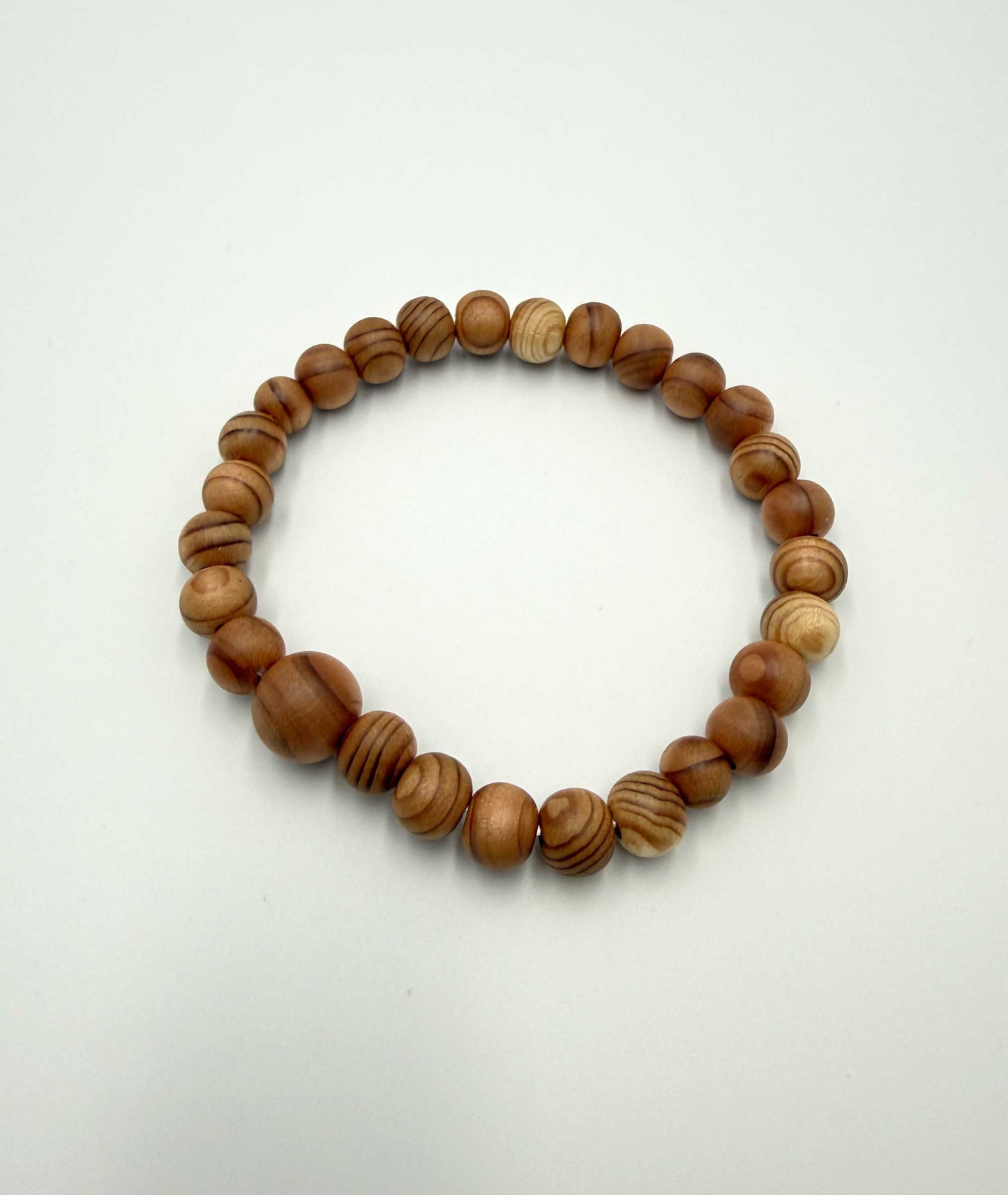 Kyoto Kitayama Cedar Wood Bead Bracelet 7mm - Kyoto Kanbe Juzu