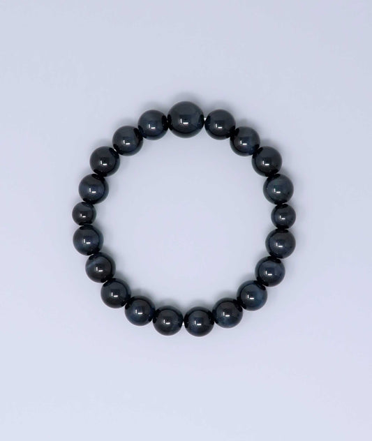 Blue Tiger’s Eye Juzu Bead Bracelet - Kyoto Kanbe Juzu