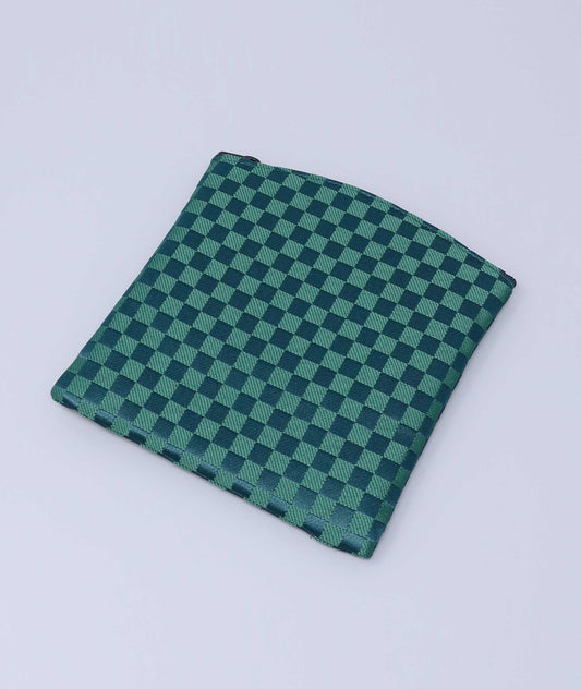 A Versatile Japanese Pouch with a Timeless Ichimatsu Pattern - Kyoto Kanbe Juzu