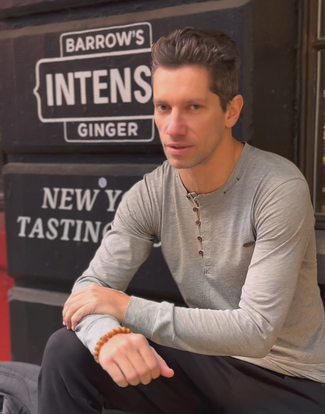 Yakusugi Wood Prayer Bead Bracelet Engraved Heart Sutra - Kyoto Kanbe Juzu